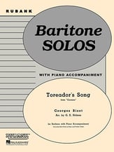 TOREADORS SONG BARITONE SOLO cover